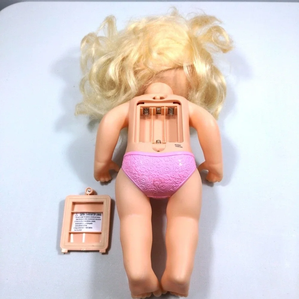 2016 Hasbro Baby Alive Sweet Tear Doll Blonde Interactive Working Red Nose C0957
